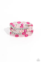 Load image into Gallery viewer, Paparazzi Bracelets Glassy Gait - Pink