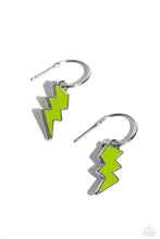 Load image into Gallery viewer, Paparazzi Earrings Lightning Limit - Green Coming Soon