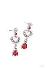 Load image into Gallery viewer, Paparazzi Earrings Lovers Lure - Red Coming Soon