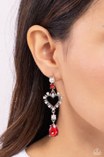 Load image into Gallery viewer, Paparazzi Earrings Lovers Lure - Red Coming Soon