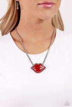Load image into Gallery viewer, Paparazzi Necklaces Lip Locked - Red Coming Soon