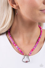 Load image into Gallery viewer, Paparazzi Necklace Clearly Carabiner - Red Coming Soon
