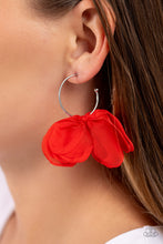 Load image into Gallery viewer, Paparazzi Earrings Chiffon Class - Red Coming Soon