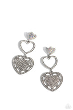 Load image into Gallery viewer, Paparazzi Earrings Couples Celebration - White Coming Soon