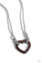 Load image into Gallery viewer, Paparazzi Necklace Lead with Your Heart - Brown Coming Soon