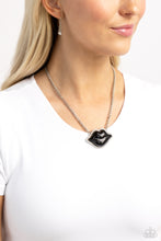 Load image into Gallery viewer, Paparazzi Necklaces Lip Locked - Black Coming Soon