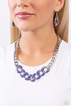 Load image into Gallery viewer, Paparazzi Necklaces CURB Craze - Blue Coming Soon
