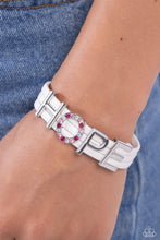Load image into Gallery viewer, Paparazzi Bracelet Hopeful Haute - White Coming Soon