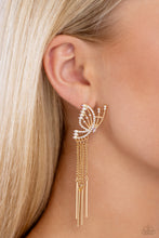 Load image into Gallery viewer, Paparazzi Earrings A Few Of My Favorite WINGS - Gold Coming Soon