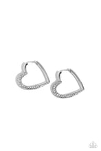Load image into Gallery viewer, Paparazzi Earrings Be Mine, Valentine? - White Coming Soon