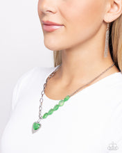 Load image into Gallery viewer, Paparazzi Necklace HEART Of The Movement - Green Coming Soon