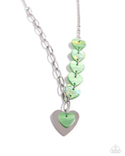 Load image into Gallery viewer, Paparazzi Necklace HEART Of The Movement - Green Coming Soon