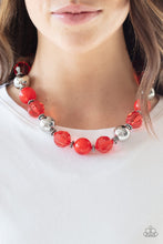 Load image into Gallery viewer, Paparazzi Necklaces Very Voluminous - Red