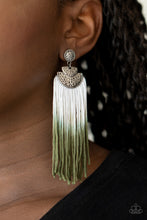 Load image into Gallery viewer, Pre Order Paparazzi Earrings DIP It Up - Green