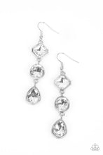 Load image into Gallery viewer, Reflective Rhinestones - White earrings
