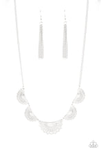 Load image into Gallery viewer, Paparazzi Necklaces Fanned Out Fashion - Silver