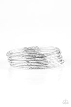 Load image into Gallery viewer, Paparazzi Bracelets Bangle Babe - Silver