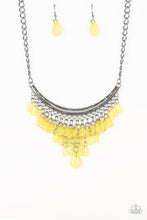 Load image into Gallery viewer, Paparazzi Necklaces 0 Rio Rainfall - Yellow