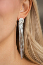 Load image into Gallery viewer, Paparazzi Earrings Level Up - White
