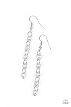 Load image into Gallery viewer, Pre Order Paparazzi Earrings Trickle-Down Effect - White