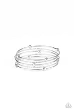 Load image into Gallery viewer, Paparazzi Bracelets Stellar Orbit - Silver