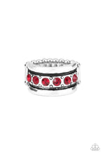 Load image into Gallery viewer, Paparazzi Rings Dauntless Shine - Red