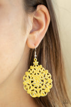 Load image into Gallery viewer, Paparazzi Earrings Floral Affair - Yellow