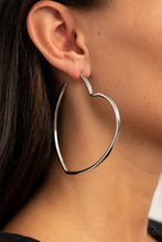 Load image into Gallery viewer, Pre Order Paparazzi Earrings Heartbreaker Hustle - Silver