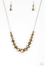 Load image into Gallery viewer, Paparazzi Necklaces Crystal Carriages - Brass
