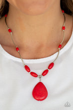 Load image into Gallery viewer, Paparazzi Necklaces Explore The Elements - Red