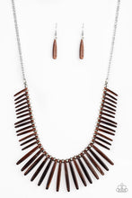 Load image into Gallery viewer, Paparazzi Necklaces Out of My Element - Brown