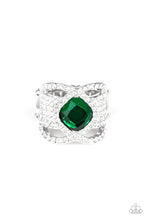 Load image into Gallery viewer, Paparazzi Rings Triple Crown Twinkle - Green