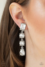 Load image into Gallery viewer, Paparazzi Earrings Make A-LIST - White
