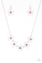 Load image into Gallery viewer, Paparazzi Necklaces Hoppin Hibiscus - Pink