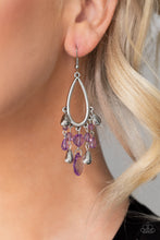 Load image into Gallery viewer, Paparazzi Earrings Summer Catch - Purple