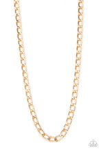 Load image into Gallery viewer, Paparazzi Necklaces Big Win - Gold Mens