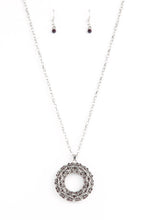 Load image into Gallery viewer, Wintry Wreath - Purple Necklace