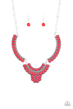 Load image into Gallery viewer, Paparazzi Necklaces Omega Oasis - Red