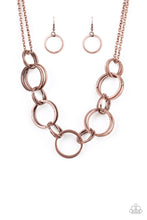Load image into Gallery viewer, Paparazzi Necklaces Jump Into The Ring - Copper