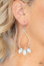 Load image into Gallery viewer, Paparazzi Earrings Fierce Frontier - White