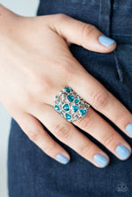 Load image into Gallery viewer, Paparazzi Rings Glitter Flirt - Blue