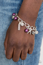 Load image into Gallery viewer, Paparazzi Bracelets Lady Love Dove - Purple