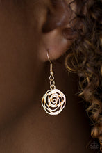 Load image into Gallery viewer, Paparazzi Necklaces Rosy Rosette - Gold