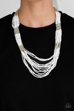 Load image into Gallery viewer, Paparazzi Necklaces Let It BEAD - White