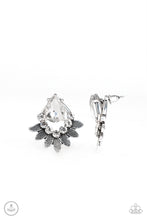 Load image into Gallery viewer, Paparazzi Earrings Crystal Canopy - White