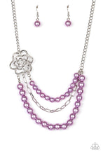 Load image into Gallery viewer, Paparazzi Necklaces Fabulously Floral - Purple