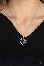 Load image into Gallery viewer, paparazzi necklace Mom Moments - white
