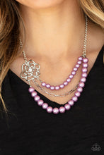 Load image into Gallery viewer, Paparazzi Necklaces Fabulously Floral - Purple