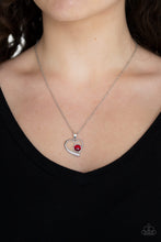 Load image into Gallery viewer, Paparazzi Necklaces Heart Full of Love - Red