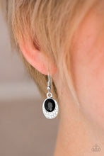 Load image into Gallery viewer, Paparazzi Earrings As Humanly POSH-ible - Black